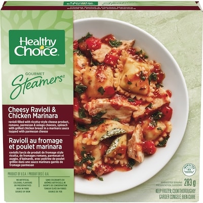 Healthy Choice Gourmet Steamers Chicken Ravioli 283 g, $2.29/100g