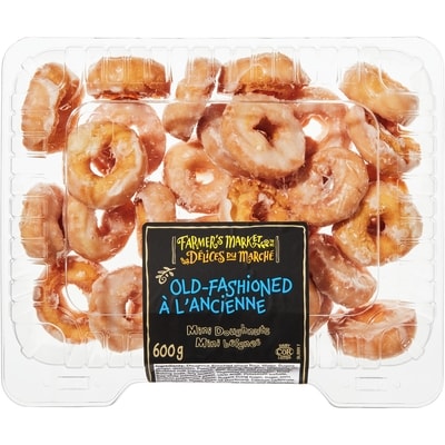 Farmer's Market Old Fashioned Mini Doughnuts 600 g, $1.08/100g