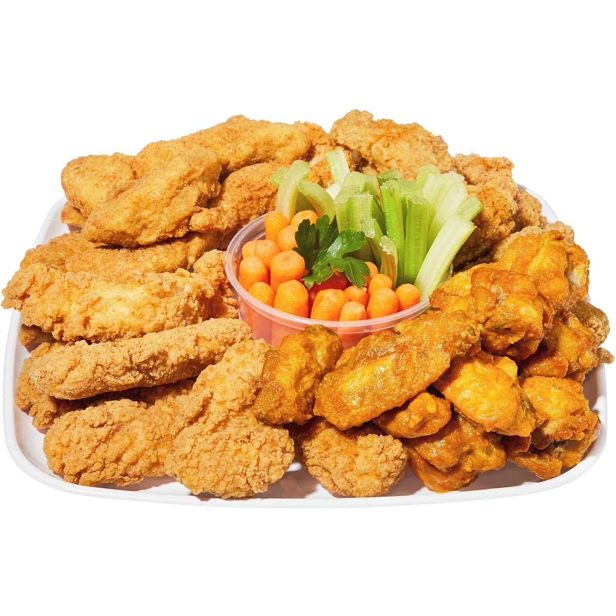 null Avis min de 24 h requis - Échantillons d’ailes et de lanières 1980 g, 2,27 $/100g