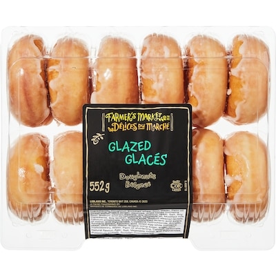Farmer's Market Glazed Doughnuts 552 g, $0.96/100g