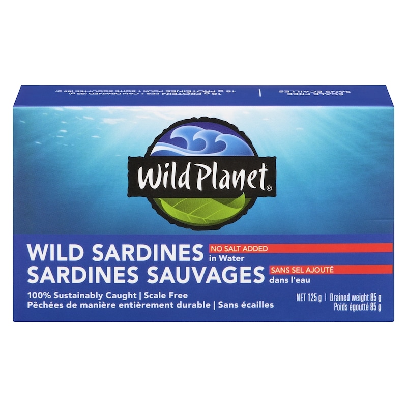 Wild Sardines In Water No Salt Added