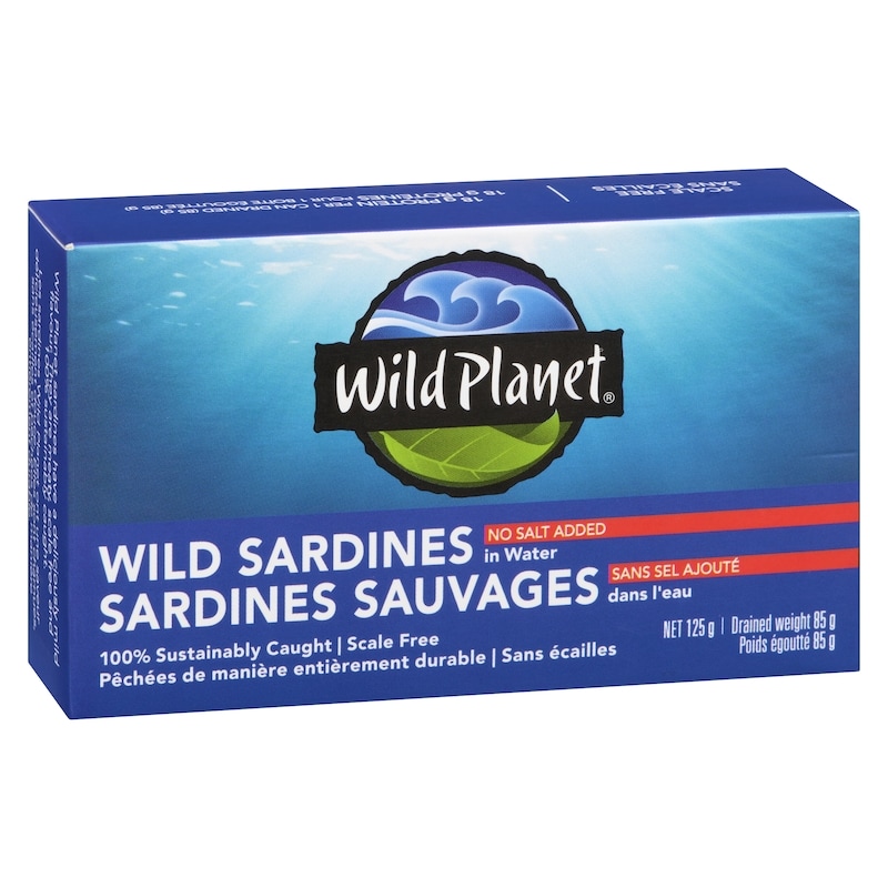 Wild Sardines In Water No Salt Added