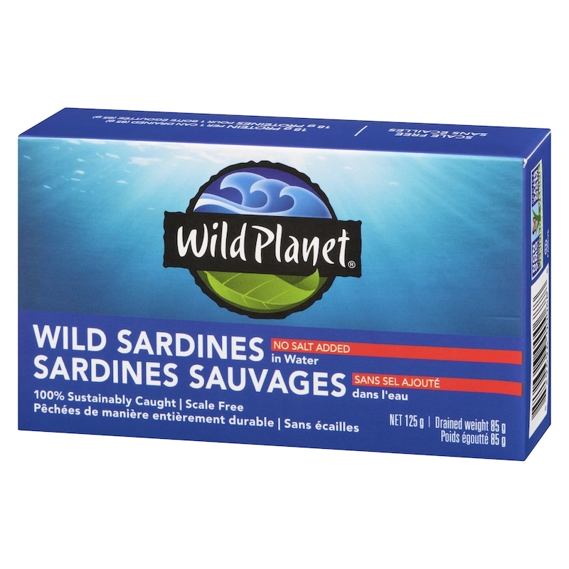 Wild Sardines In Water No Salt Added
