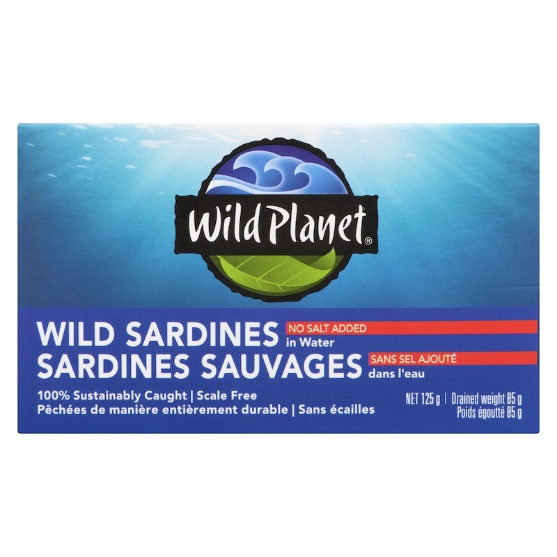 Wild Sardines In Water No Salt Added