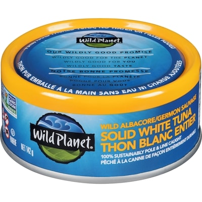 Wild Planet Wild Albacore Solid White Tuna 142 g, $2.46/100g