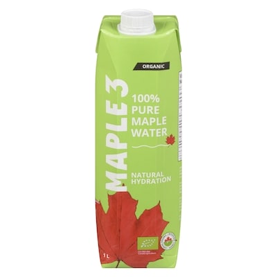 Maple3 Pure Maple Water Original Organic 1 l, $0.50/100ml