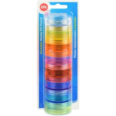 Life Brand Stackable Weekly Pill Planner 1 ea, $7.99/1ea