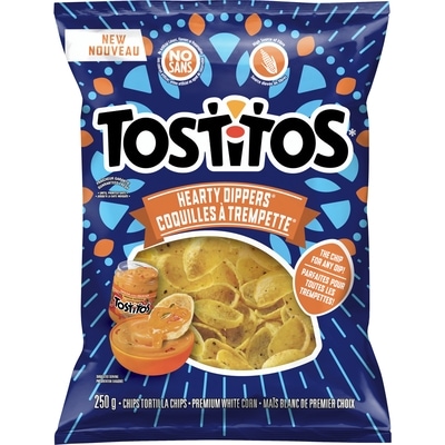 Tostitos Hearty Dippers Tortilla Chips 250 g, $2.20/100g