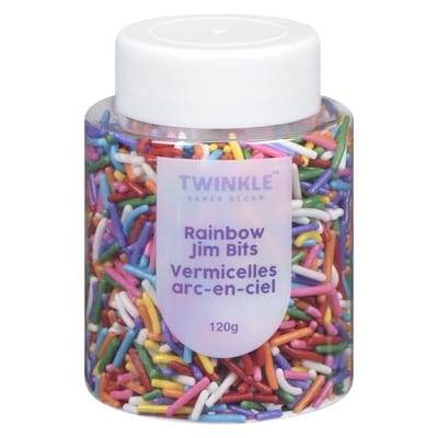 Twinkle Baker Decor Rainbow Jim Bits 120 g, $3.33/100g