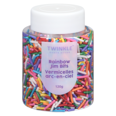 Twinkle Baker Décor Vermicelles arc-en-ciel 120 g, 3,33 $/100g