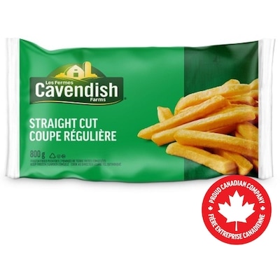 Les Fermes Cavendish Frites coupe régulière Classique  800 g, 0,56 $/100g