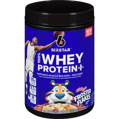 Six Star 100% Whey Protein Kellogg's 1.8 kg, $2.61/100g