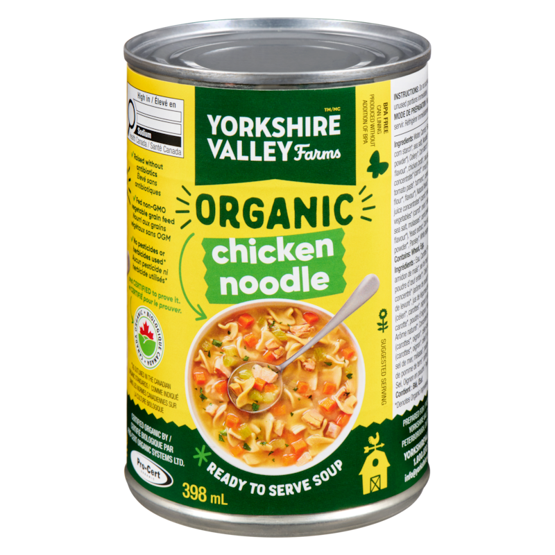 Yorkshire Valley Farms Organic Chicken Noodle Soup, Ready to Serve