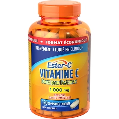 Ester-C Vitamine C 1000mg 120 ea, 0,15 $/1ch
