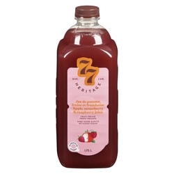 Jus de pomme, fraise et framboise
