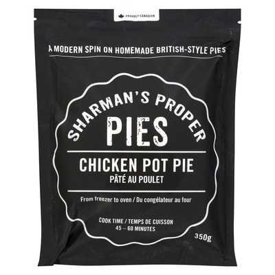 Sharman's Proper Pies Pâté au poulet 350 g, 3,71 $/100g