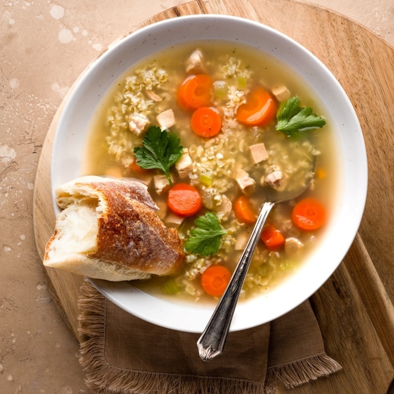 Organic Chicken and Rice Soup, Ready to Serve