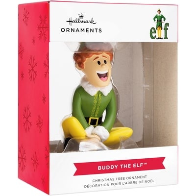 Hallmark Ornement Resin Figural Elf Buddy Singing 1 ea, 13,00 $/1ch