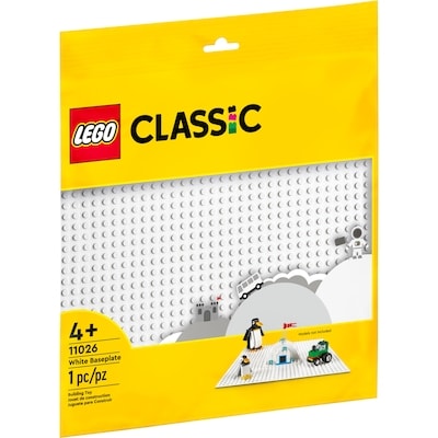 LEGO Classic White Baseplate 11026 1 ea, $10.00/1ea