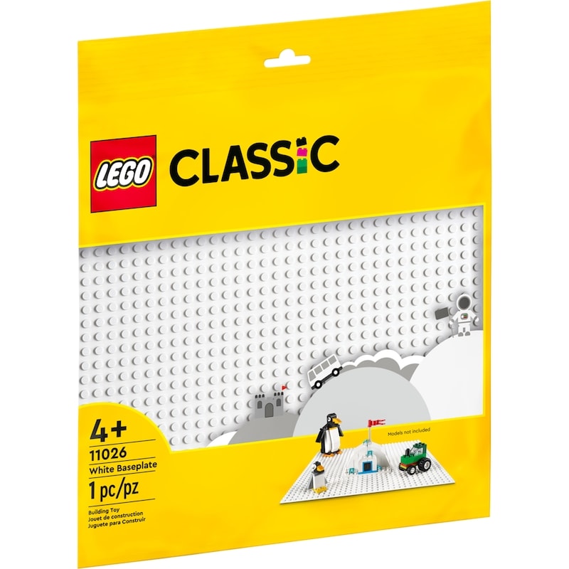 Classic White Baseplate 11026