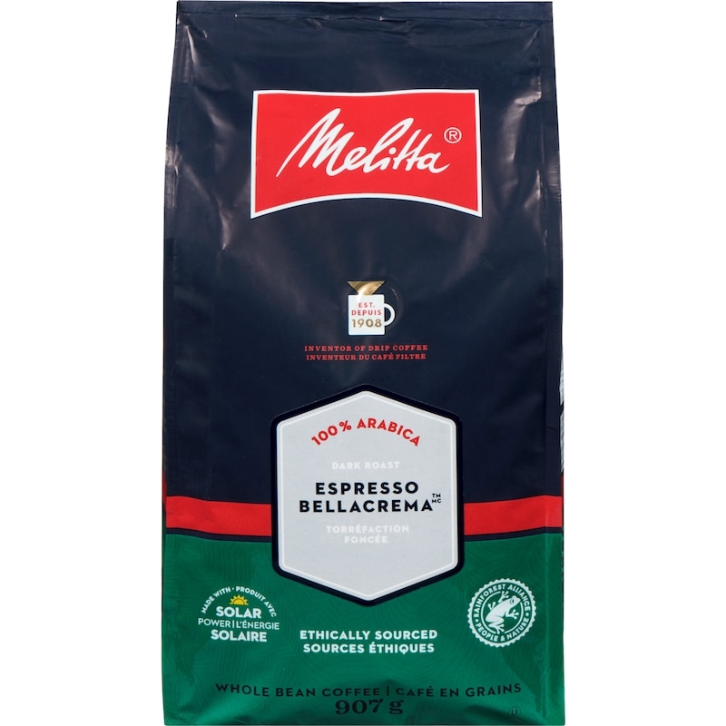 Whole Bean Coffee Dark Roast Espresso Bellacrema