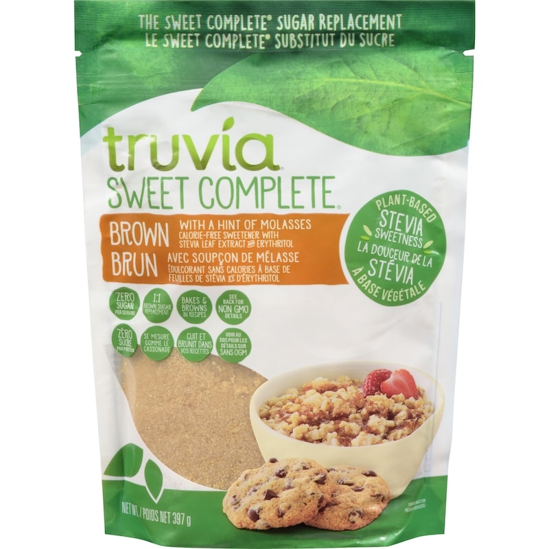 Sweet Complete Calorie-Free Sweetener With Stevia Leaf Extract And Erythritol Brown With A Hint Of Molasses