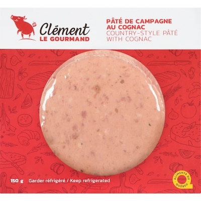Clement le Gourmand Country-Style Pâté With Cognac 150 g, $2.86/100g