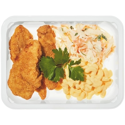 null Original Chicken Strips with Mac & Cheese and Coleslaw 420 g, $1.90/100g