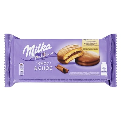 Milka Sponge Cakes With Cocoa Filling In Chocolate Choc & Choc 150 g, $3.53/100g