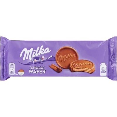Milka Gaufrette au crème de cacao enrobée de chocolat 150 g, 3,53 $/100g