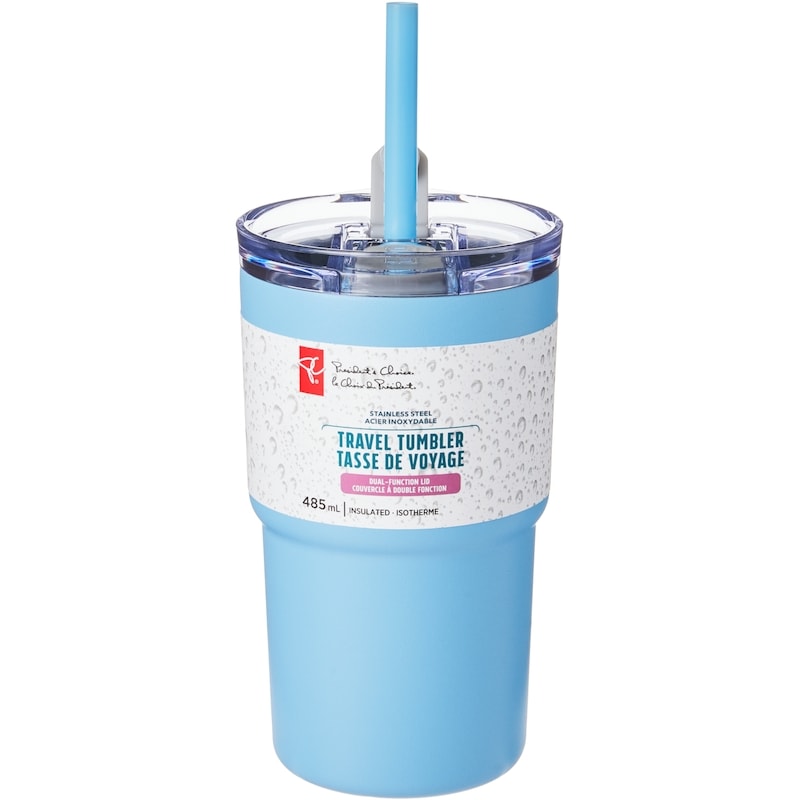 Stainless Steel Travel Tumbler - Blue