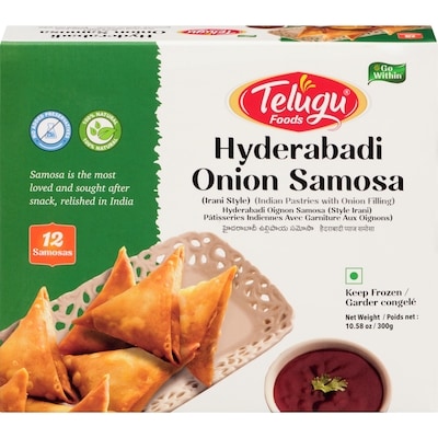Swetha Telugu Indian Pastries With Onion Filling Hyderabadi Onion Samosa Irani Style 300 g, $1.93/100g