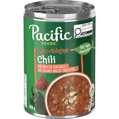 Pacific Foods Plant-Based Chili Organic Fire Roasted Vegetable 468 g, $1.07/100g