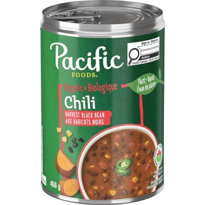 Pacific Foods Plant-Based Chili Organic Harvest Black Bean 468 g, $1.07/100g