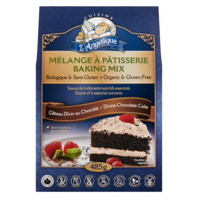 L Angelique  Mélange à pâtisserie gâteau divin au chocolat 485 g, 1,65 $/100g