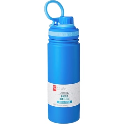 President's Choice Stainless Steel Bottle - Blue 1 ea, $16.00/1ea
