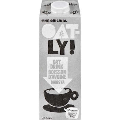 Oatly Barista Oat Drink, Original 946 ml, $0.59/100ml