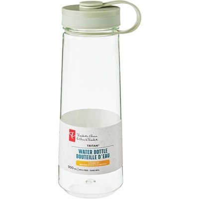 President's Choice Tethered Lid Tritan Water Bottle - Sage Green 1 ea, $13.00/1ea
