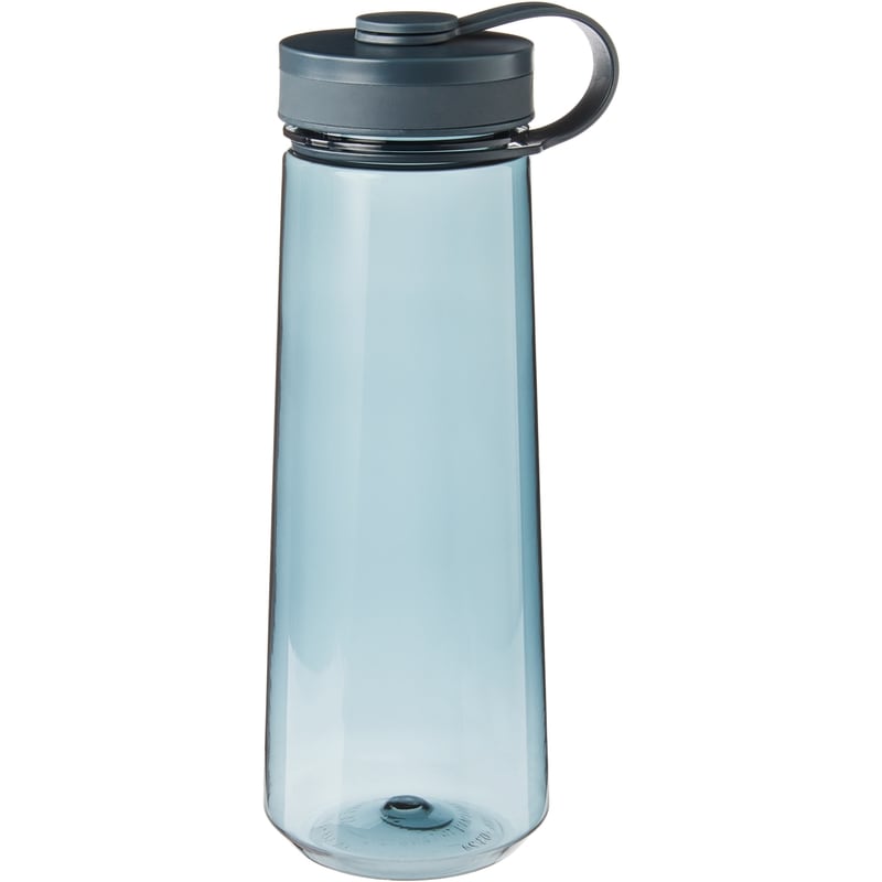 Tethered Lid Tritan Water Bottle - Charcoal