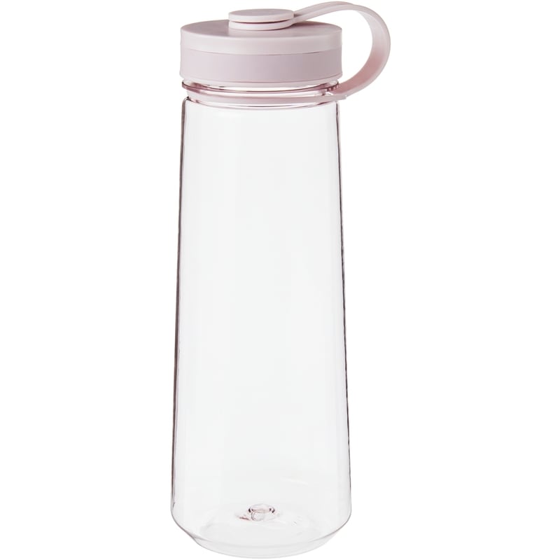 Tethered Lid Tritan Water Bottle - Mauve