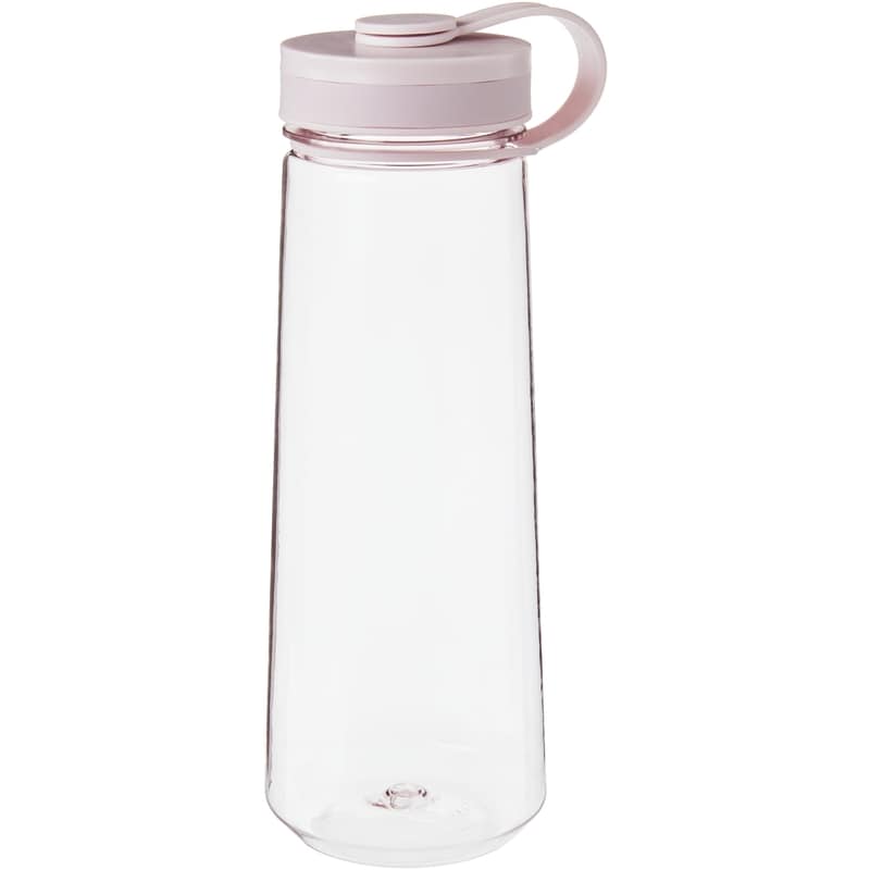 Tethered Lid Tritan Water Bottle - Mauve