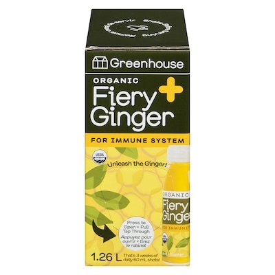 Greenhouse Organic Fiery Ginger 1260 ml, $2.38/100ml