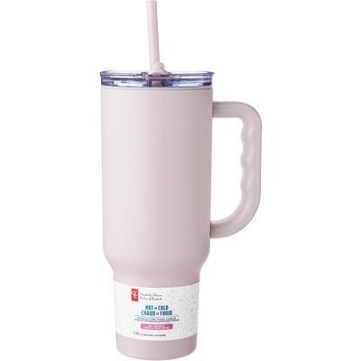President's Choice Hot or Cold Stainless Steel Travel Tumbler - Mauve 1 ea, $20.00/1ea