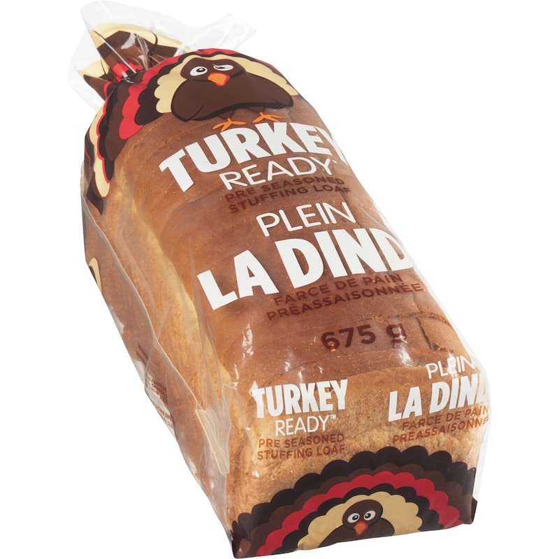 Pre Seasoned Stuffing Loaf Turkey Ready