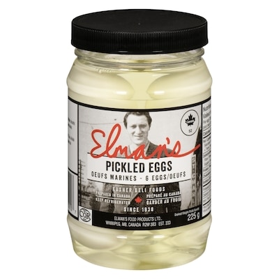 Elman’s Oeufs marinés 225 g, 2,66 $/100g