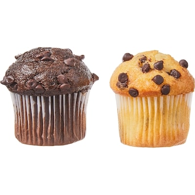 Mini Muffins, Chocolate & Double Chocolate