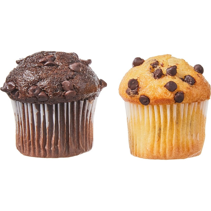 Mini Muffins, Chocolate & Double Chocolate