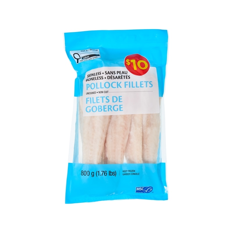 Skinless Boneless Pollock Fillets