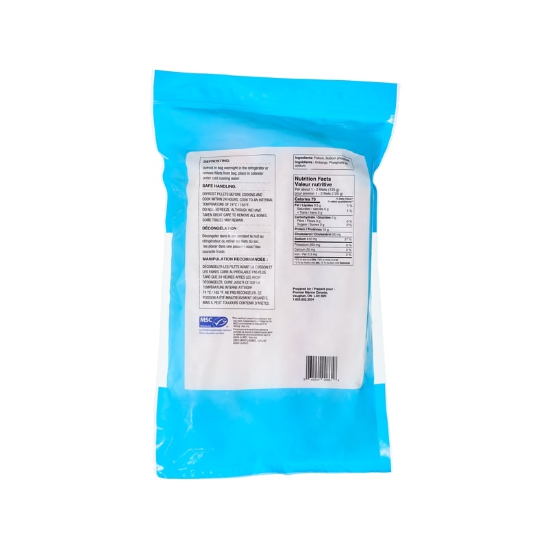 Skinless Boneless Pollock Fillets