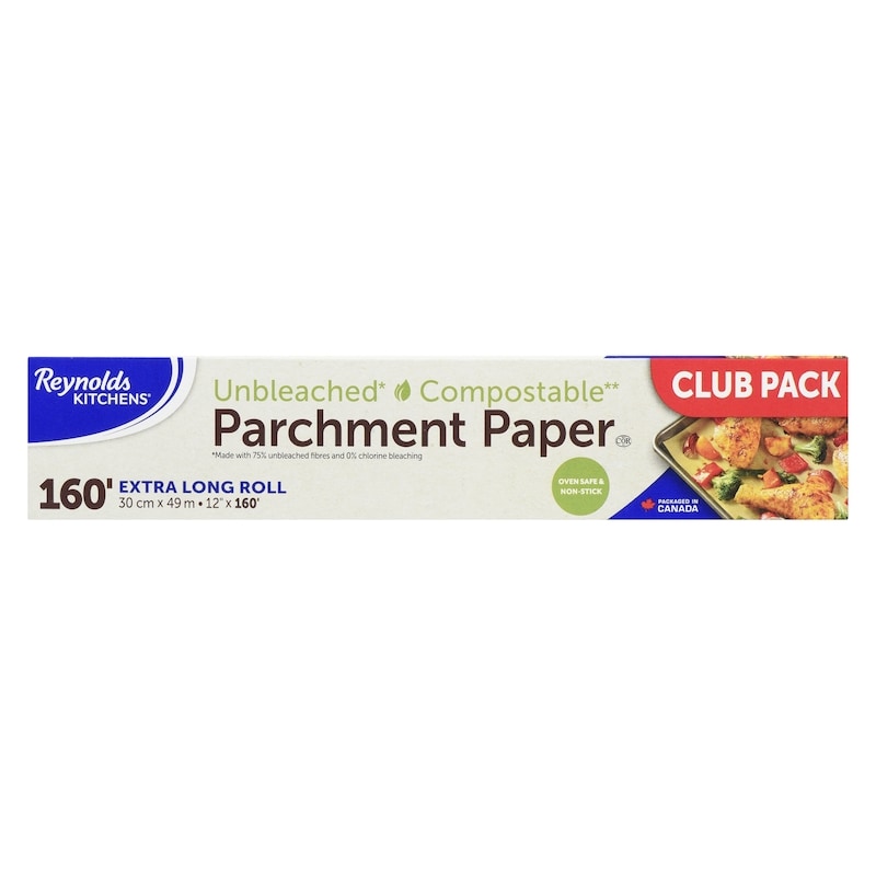 Unbleached Compostable Parchment Paper 160 ft